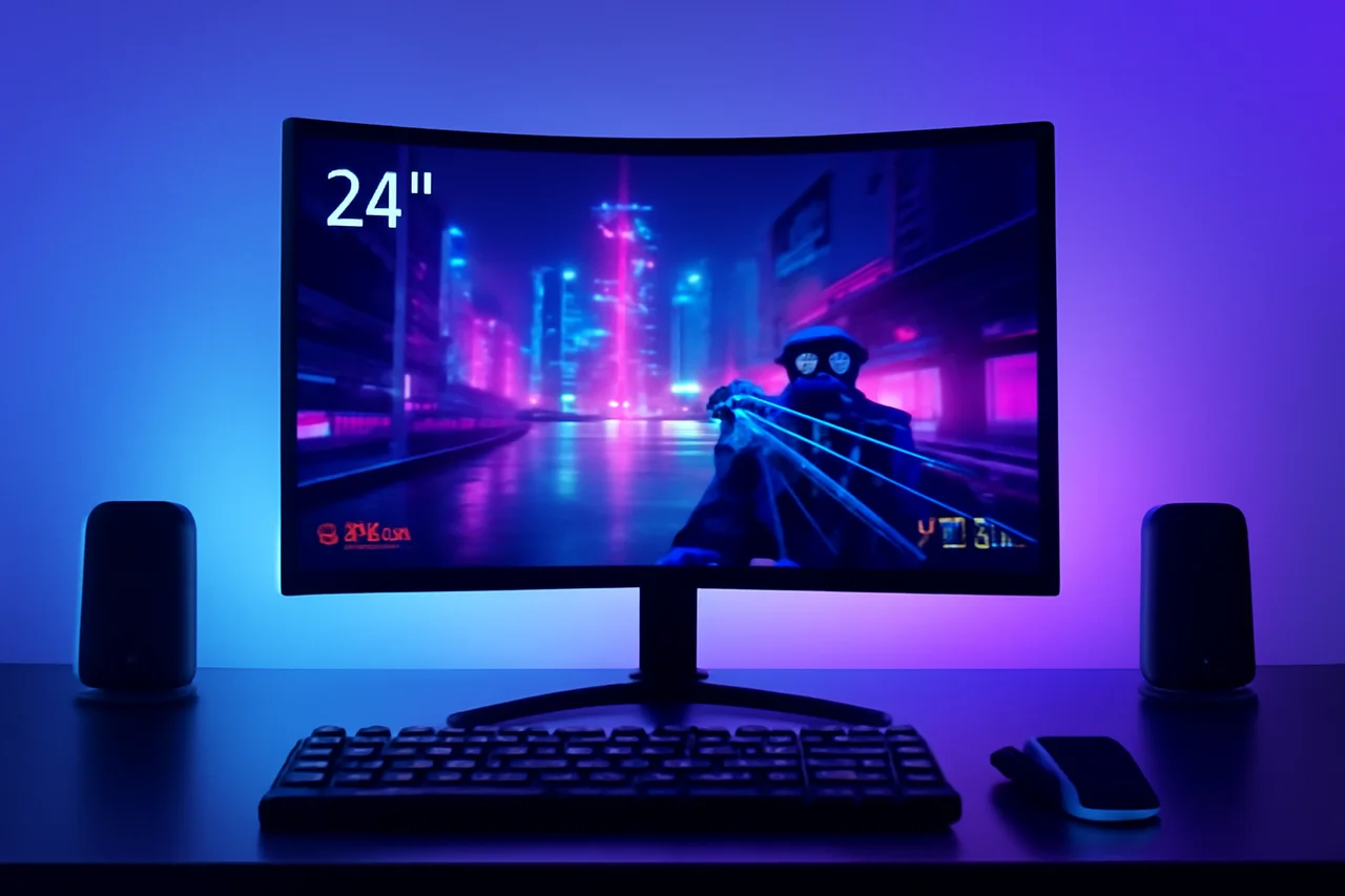 SANSUI's 24-inch Curved Gaming Monitor Hits Budget-Friendly Price