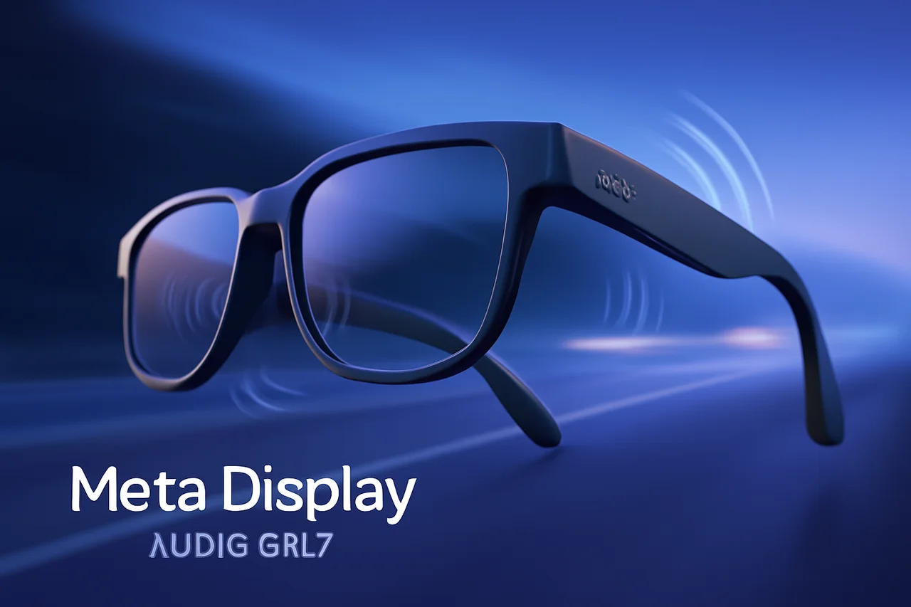 Staying Safe on the Road: Using Meta Display Glasses with Audio Only
