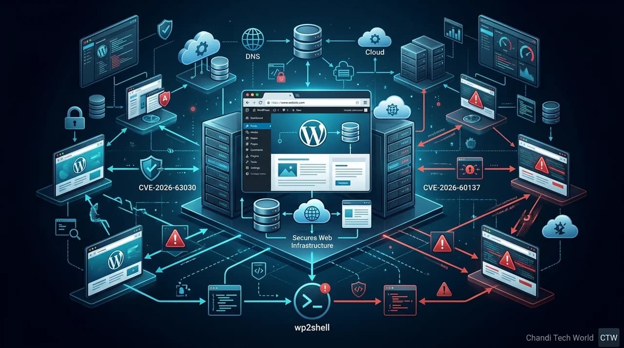 Growing Threat: WordPress wp2shell Vulnerabilities Under Attack