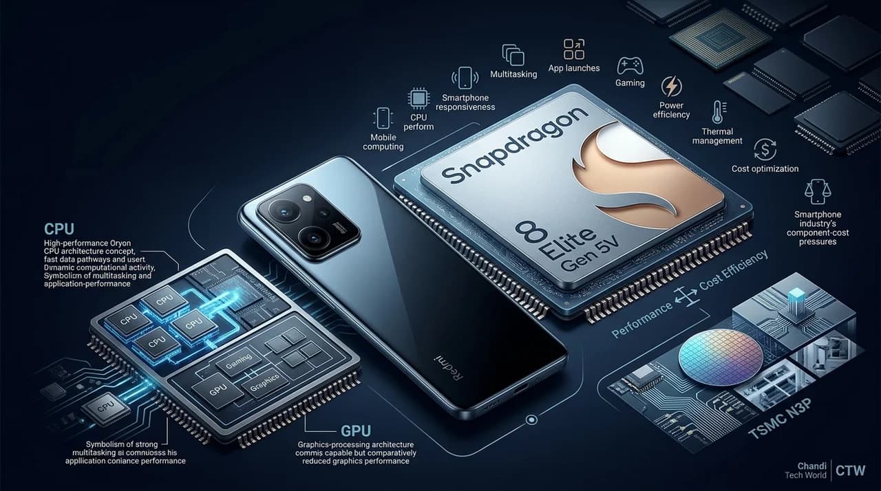 Qualcomm Unveils Snapdragon 8 Elite Gen 5V Chipset for Smartphones