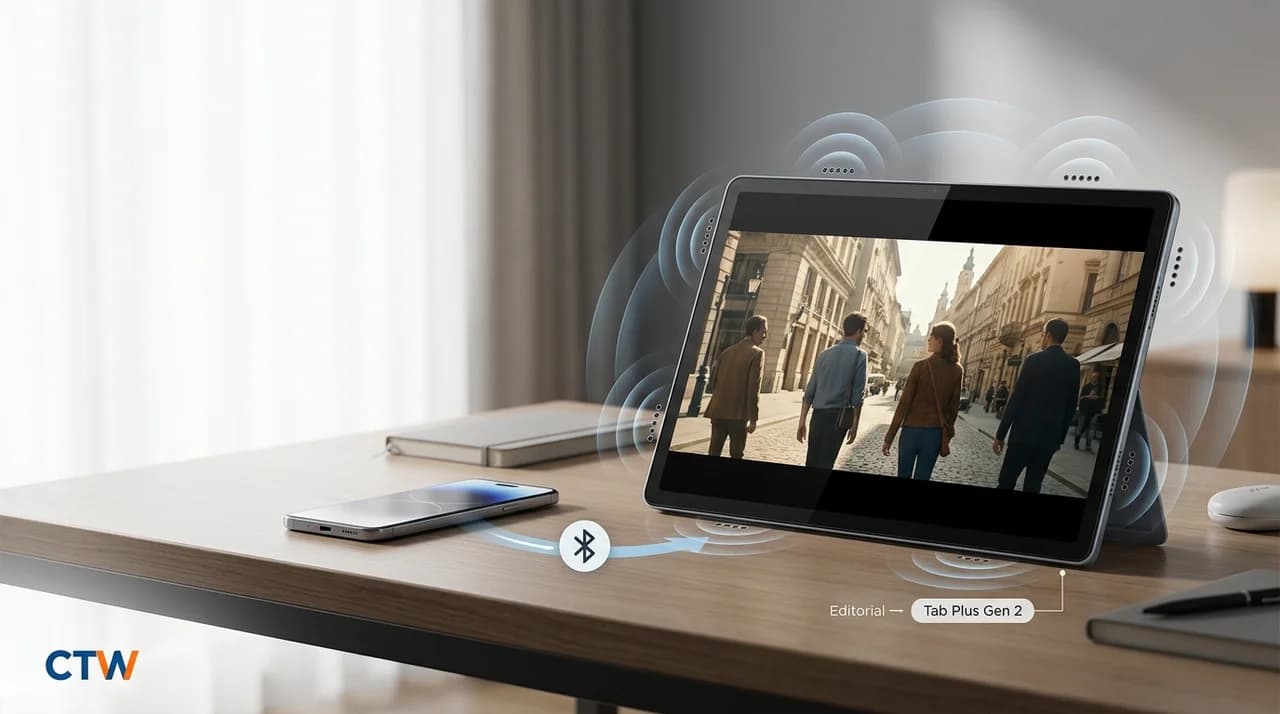 Lenovo Launches Tab Plus Gen 2 Tablet with Unique Audio Features in the US